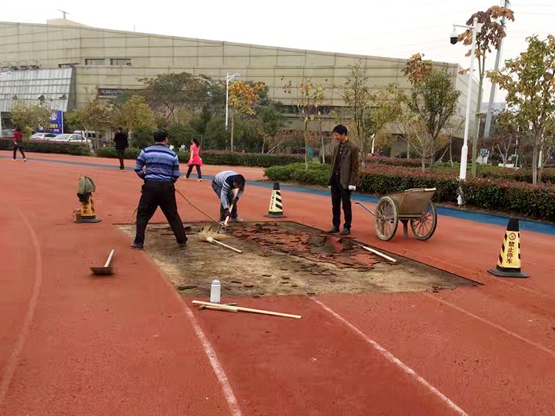 塑膠跑道如何維修？方法流程！